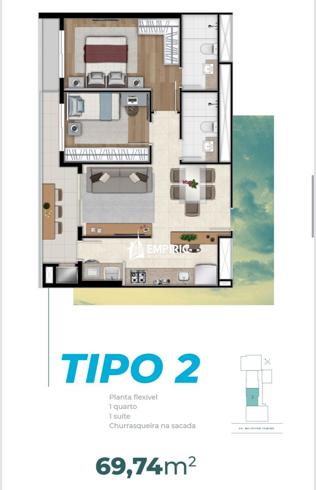 Apartamento à venda em Centro, Ponta Grossa — Portal Chave Fácil