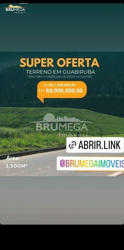 Lote/Terreno de 3500m² no bairro Centro, em Guabiruba | Eu Corretor