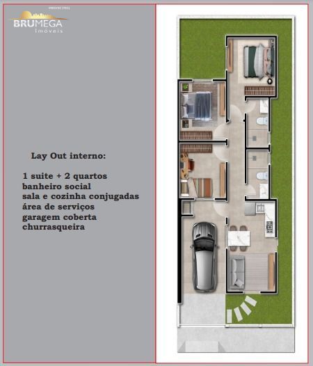 Casa de 3 quartos, 72m² no bairro Limeira Baixa, em Brusque | Eu Corretor