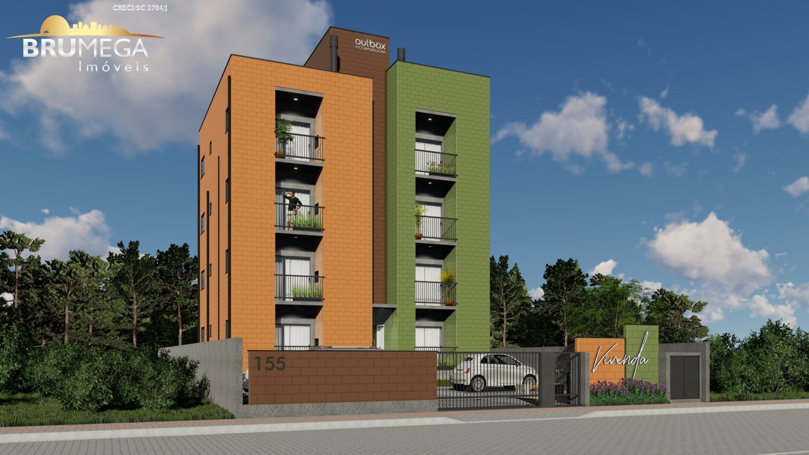 Apartamento de 2 quartos, 53m² no bairro São Pedro, em Brusque | Eu Corretor