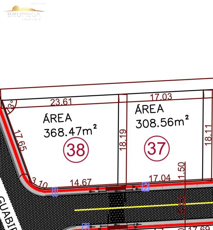 Lote/Terreno de 368m² no bairro Centro, em Guabiruba | Eu Corretor