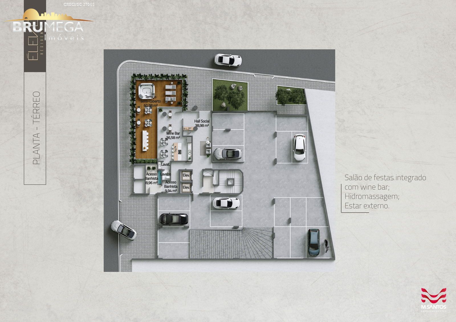 Apartamento de 2 quartos, 94m² no bairro Perequê, em Porto Belo | Eu Corretor