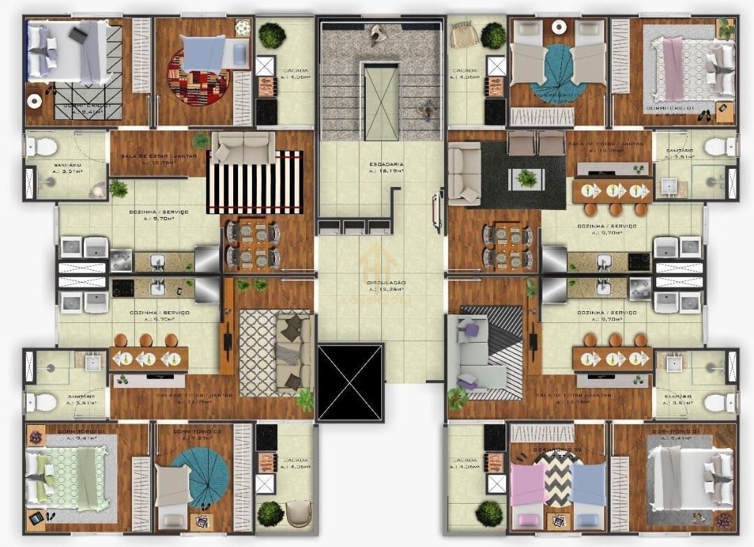 Apartamento, 2 quartos, 52 m² - Foto 10