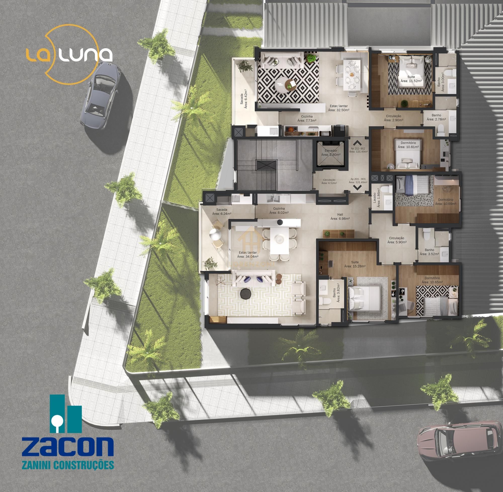 Apartamento à venda com 3 quartos, 121m² - Foto 19