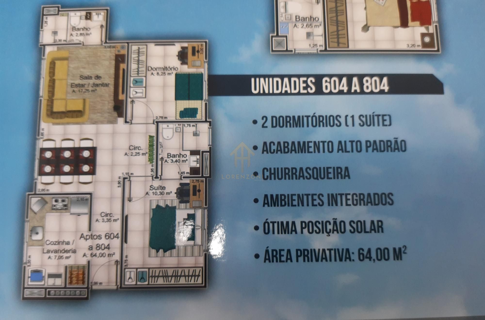 Apartamento à venda com 3 quartos, 87m² - Foto 2