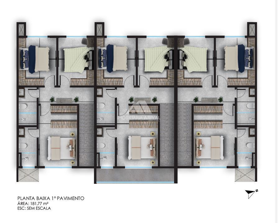 Sobrado de 3 quartos, 131m² no bairro Engenho Braun, em Chapecó | Eu Corretor