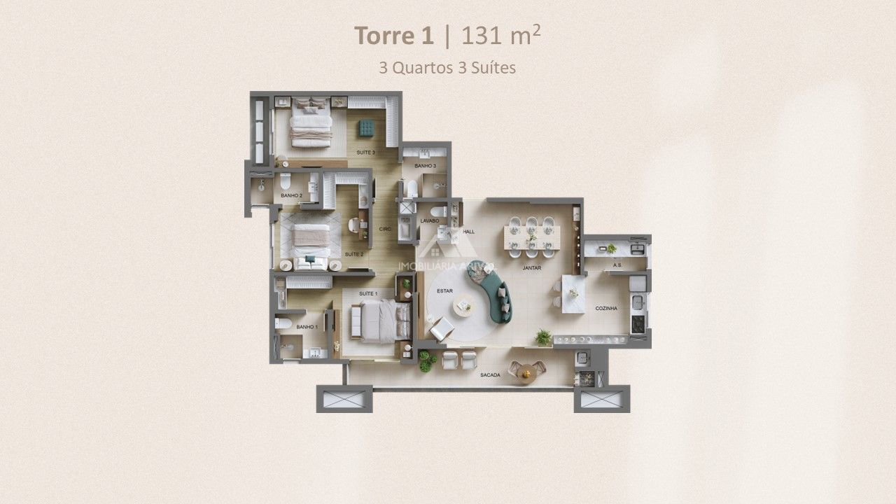 Apartamento de 2 quartos, 74m² no bairro Bom Pastor, em Chapecó | Eu Corretor