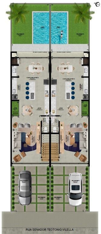 Sobrado de 3 quartos, 125m² no bairro Passo dos Fortes, em Chapecó | Eu Corretor