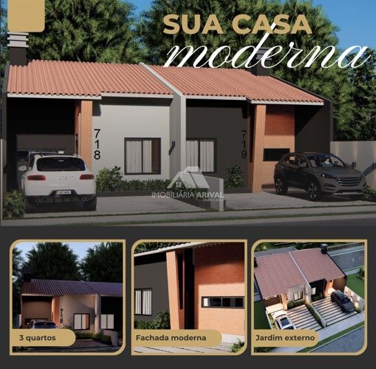 Casa de 3 quartos, 70m² no bairro Vederti, em Chapecó | Eu Corretor