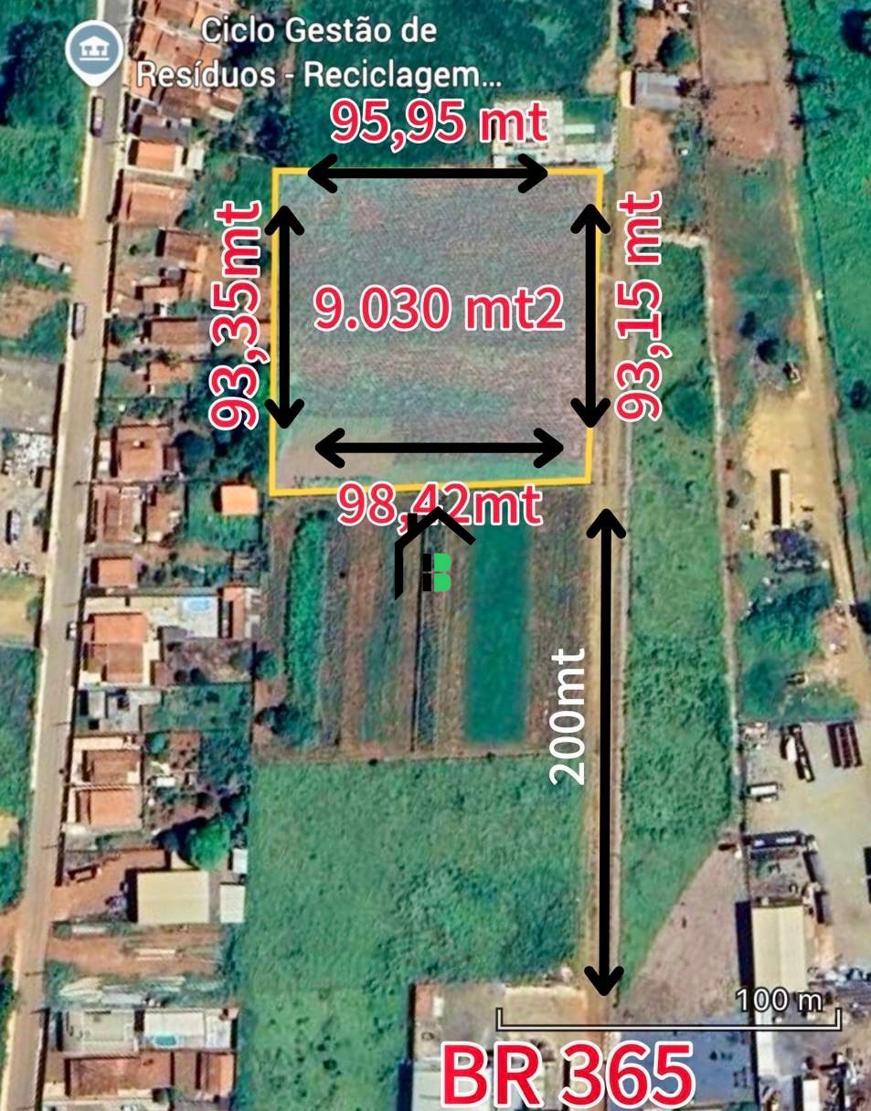 Lote/Terreno de 9030m² no bairro Distrito Industrial II, em Patos de Minas | Eu Corretor