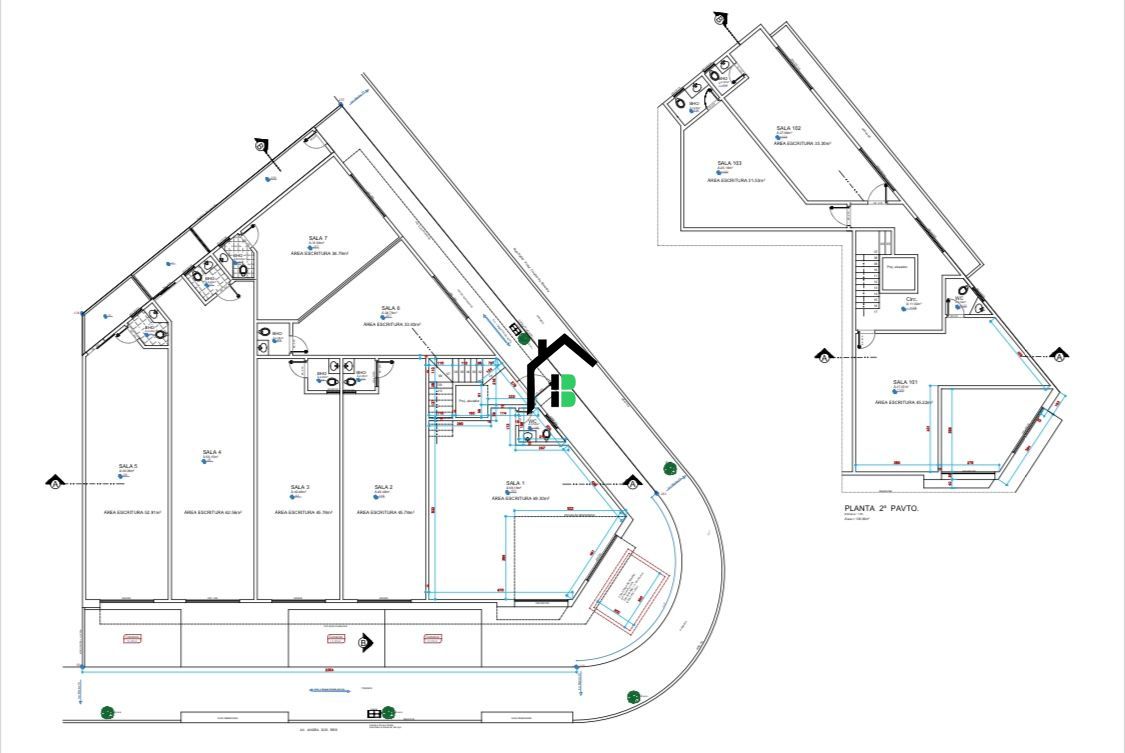 Loja / Salão / Ponto Comercial de 1 quarto, 33m² no bairro Copacabana, em Patos de Minas | Eu Corretor