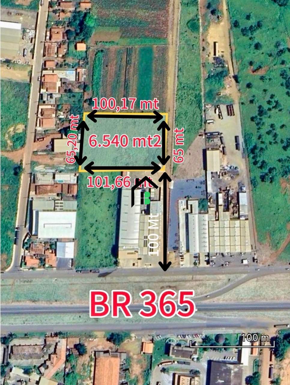 Lote/Terreno de 6540m² no bairro Distrito Industrial II, em Patos de Minas | Eu Corretor