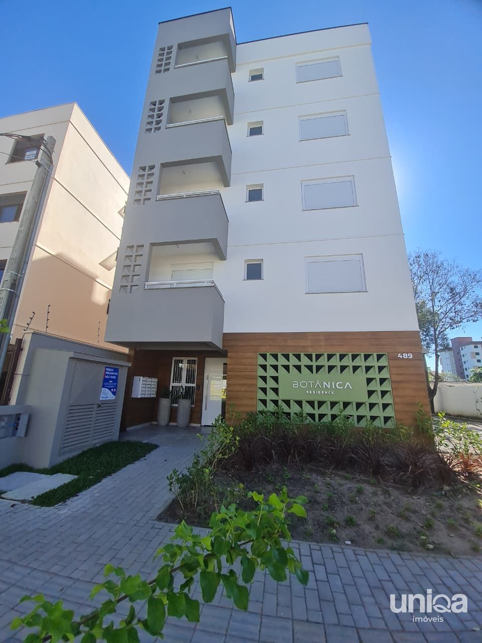 Apto 01 dormitório novo no ed Botânica Residence 400mt Arco da UFSM Camobi