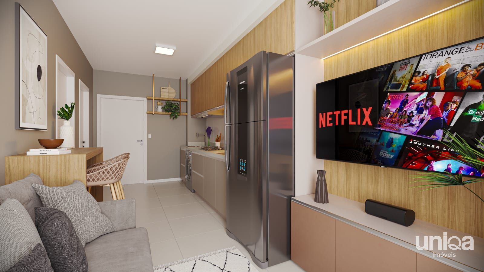 Apartamento 01 dormitórios em camobi Res Giardino di Napoli - Entrega fev/28