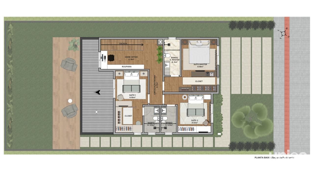 Casa em construção com entrega para Dezembro/26 no Casa Viva em Santa Maria