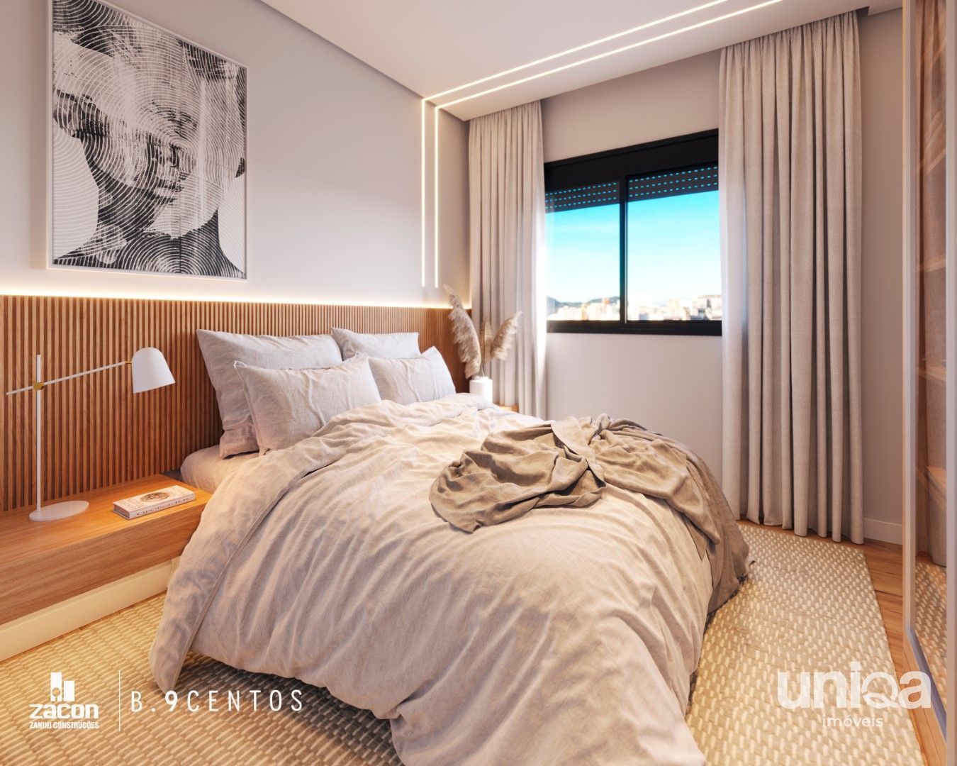 Apartamento dois dormitórios a venda no centro de Santa Maria ed B9centos