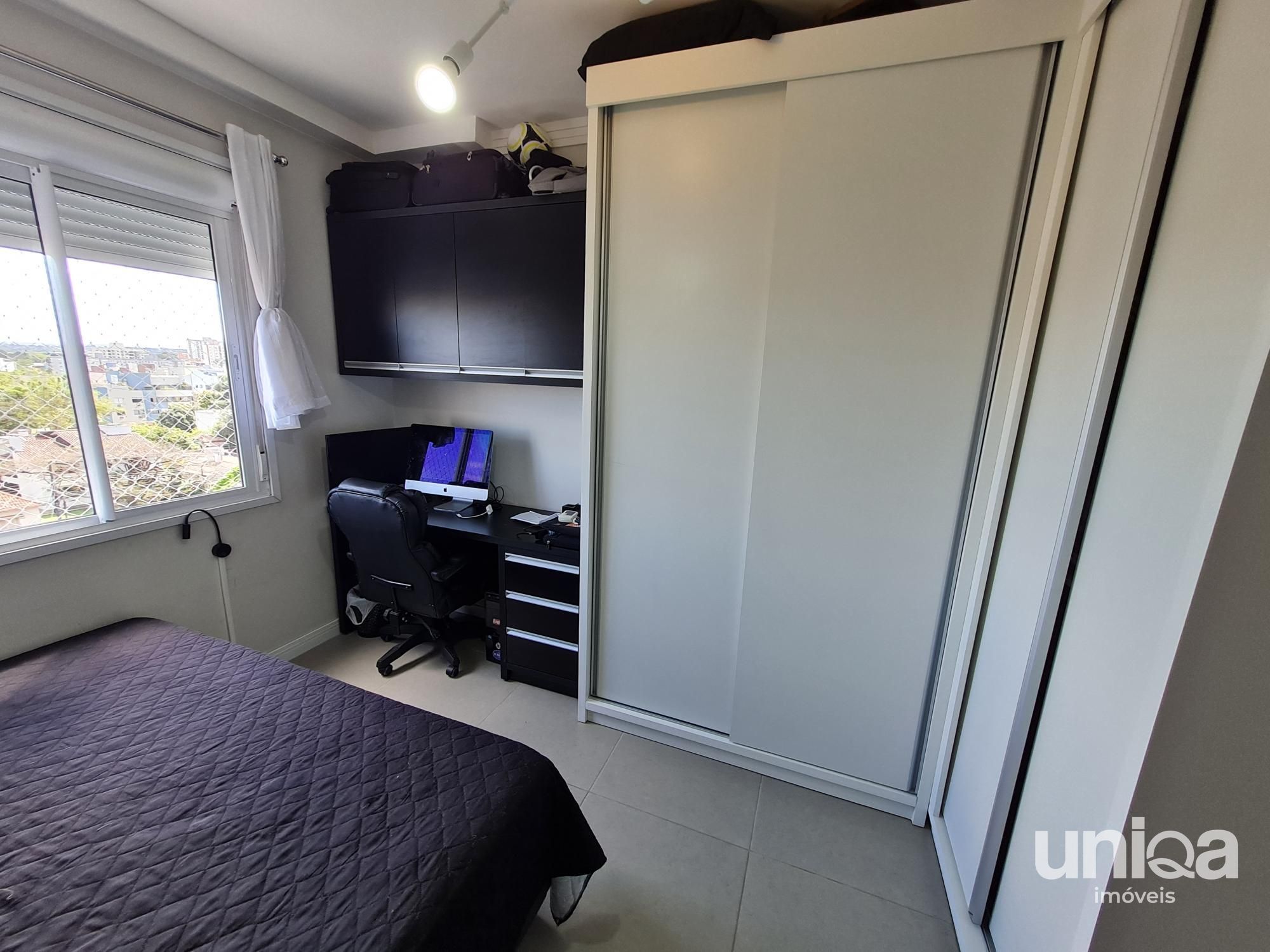 Apartamento de 02 dormitório Mobiliado no ed Torre de Vicenza em Santa Maria