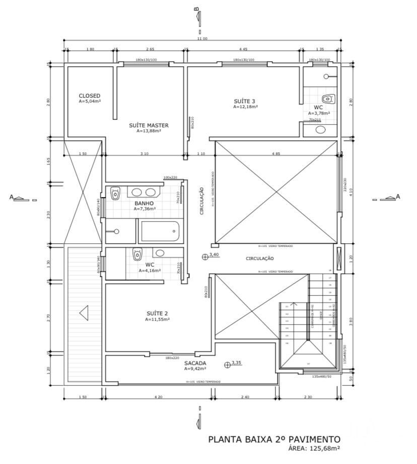 Casa Alto Padrão com 282m2 para venda no Condomínio Fechado Real Park Santa Mari