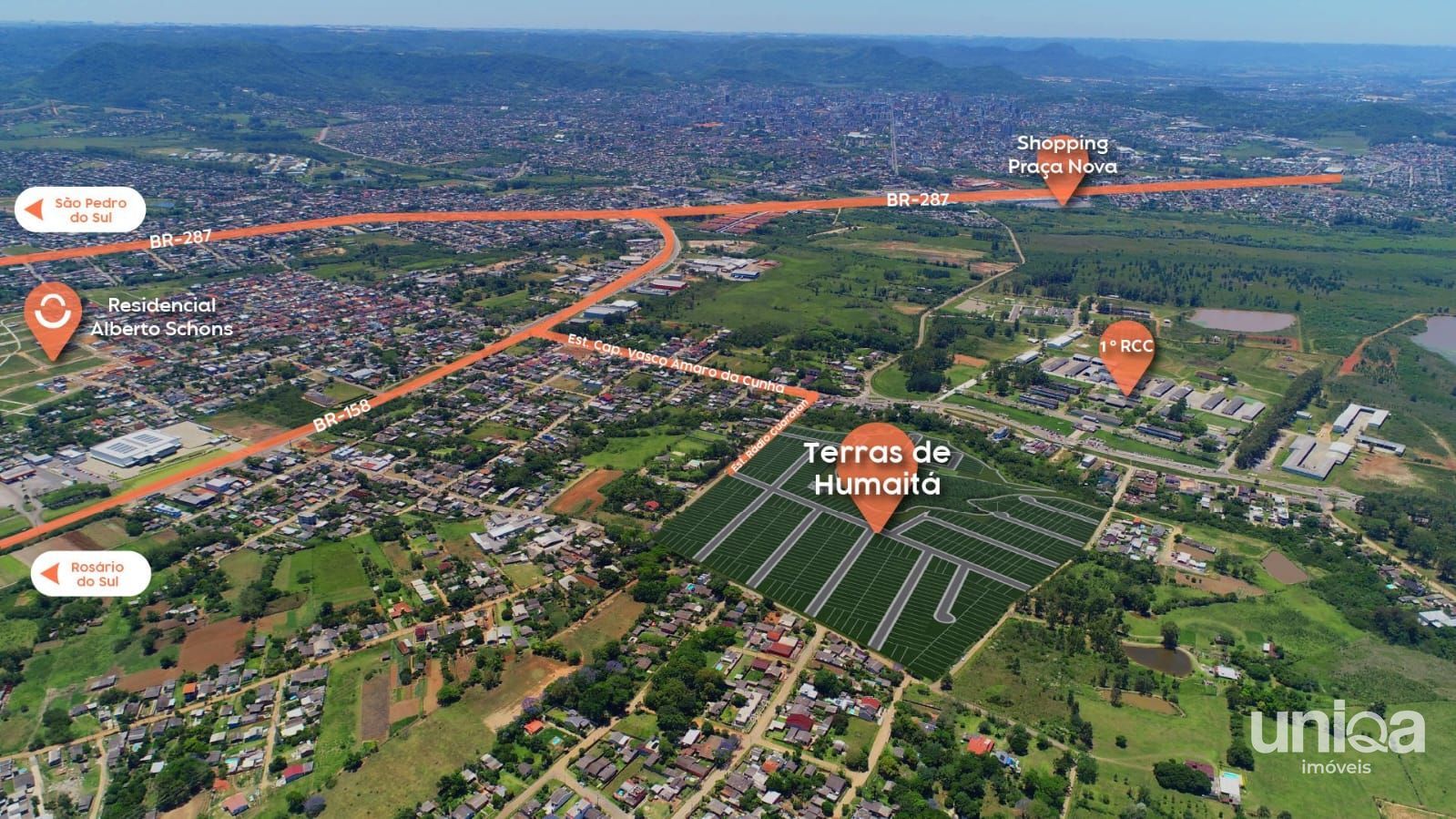 Terreno 8,4x24,95 Terras de Humaitá próximo quartéis Boi Morto Entrega dez/25