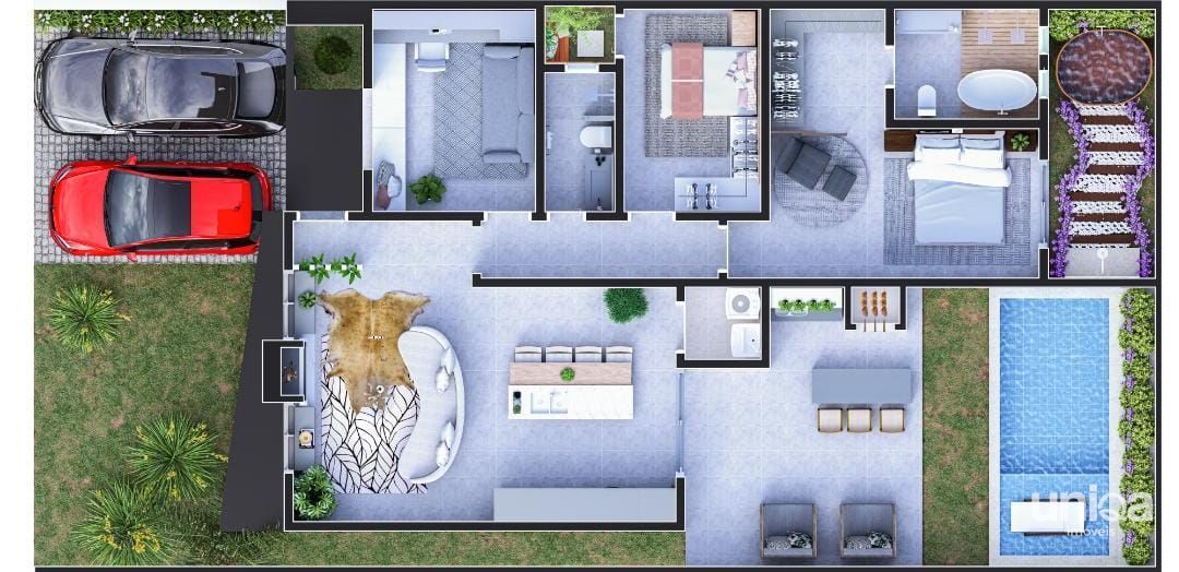 Casa à venda em condomínio fechado
