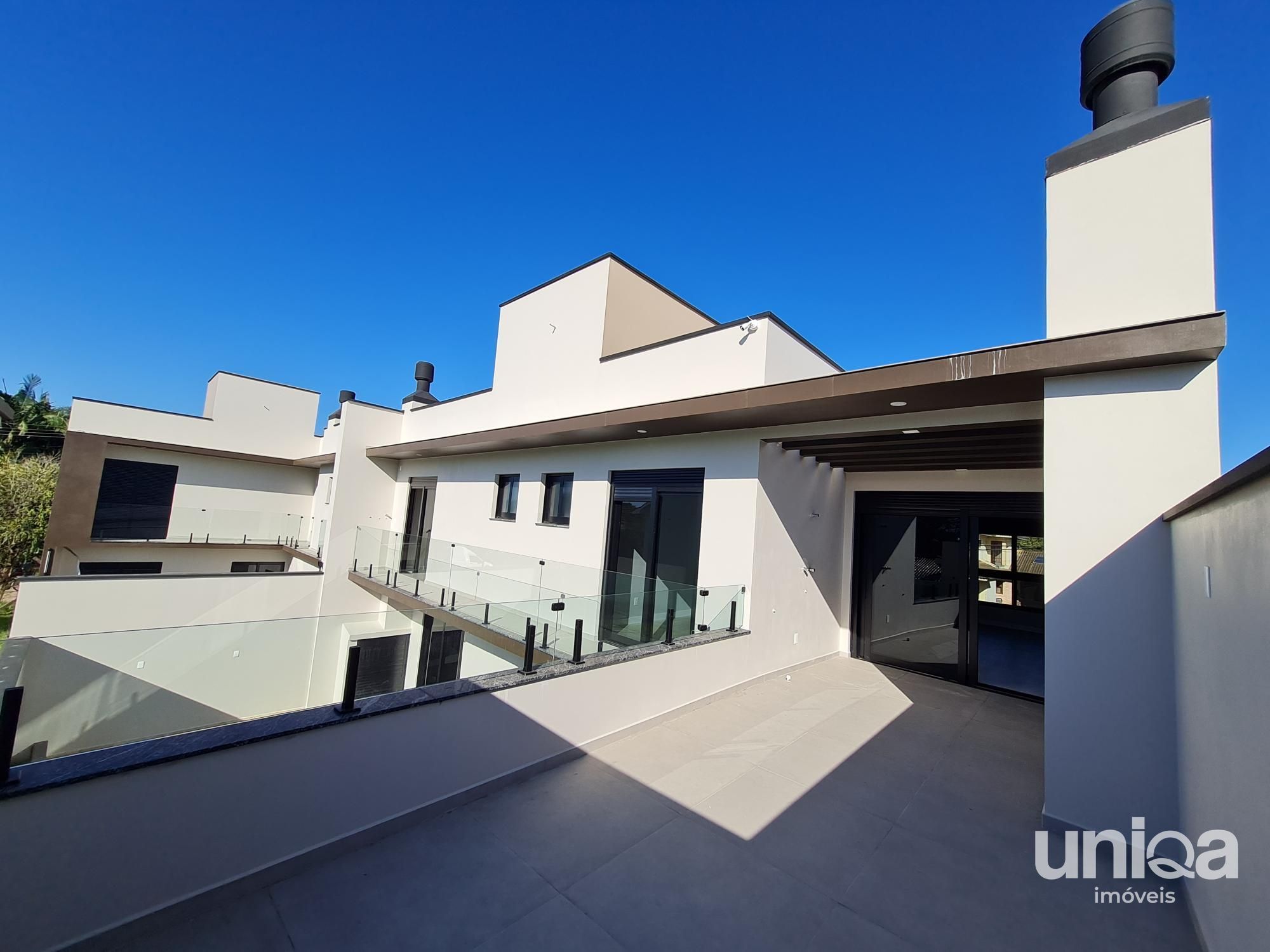 Casa nova para venda em camobi tipo sobrado alto padrão com 03 suítes + escritór