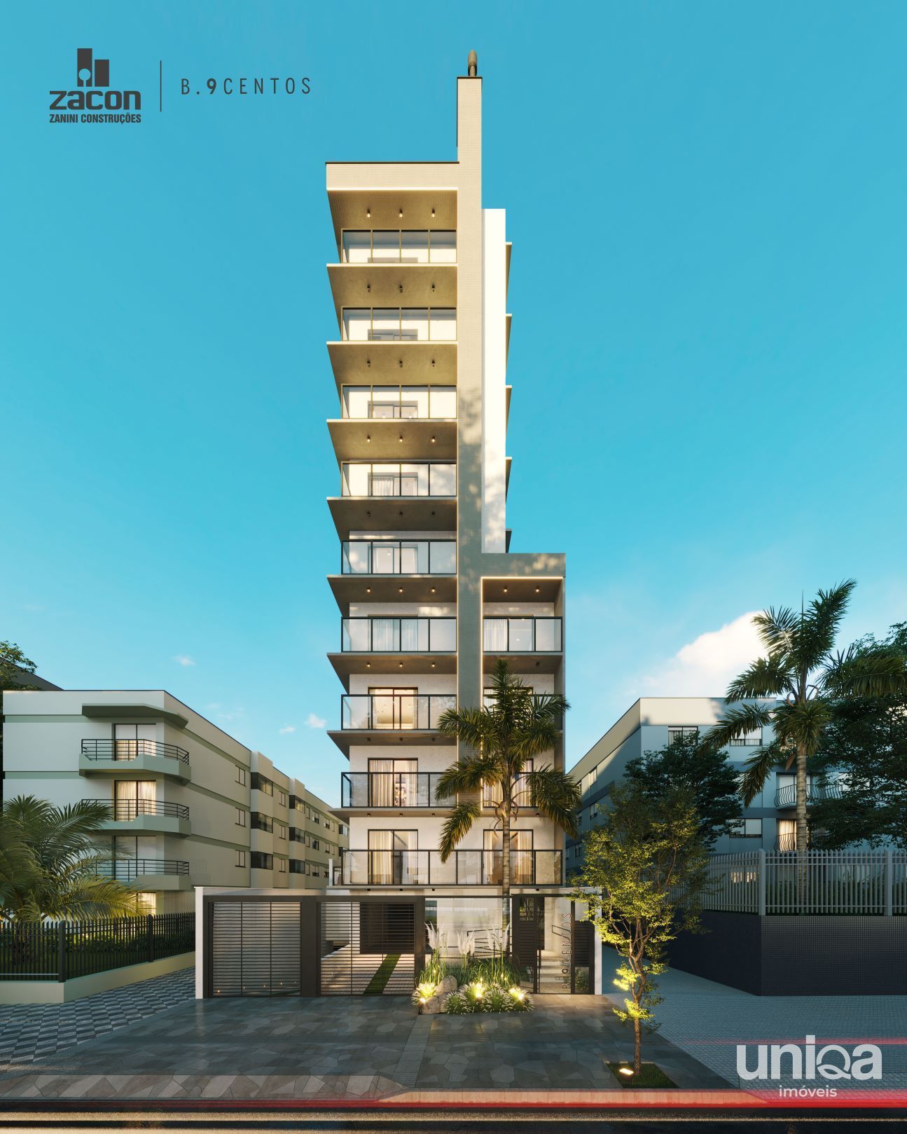 Apartamento dois dormitórios a venda no centro de Santa Maria ed B9centos