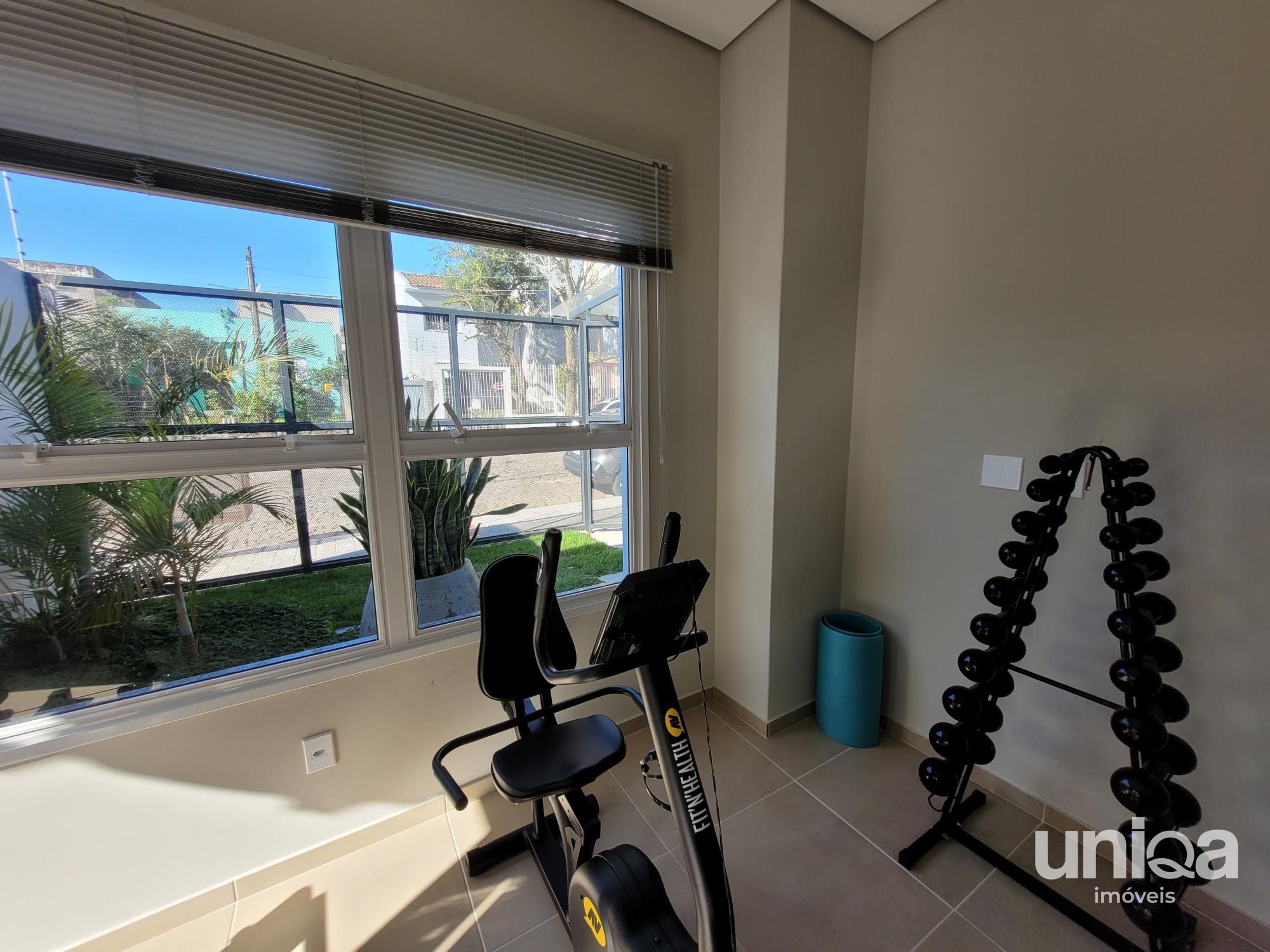 Apartamento 2 dormitórios, com churrasqueira , sacada e garagem