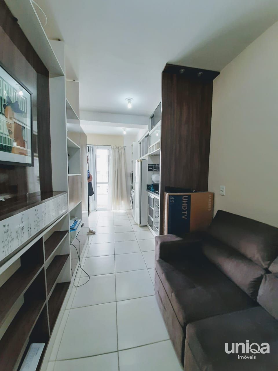 Apto mobiliado para venda de 01 dormitório em Santa Maria no Residencial Viena