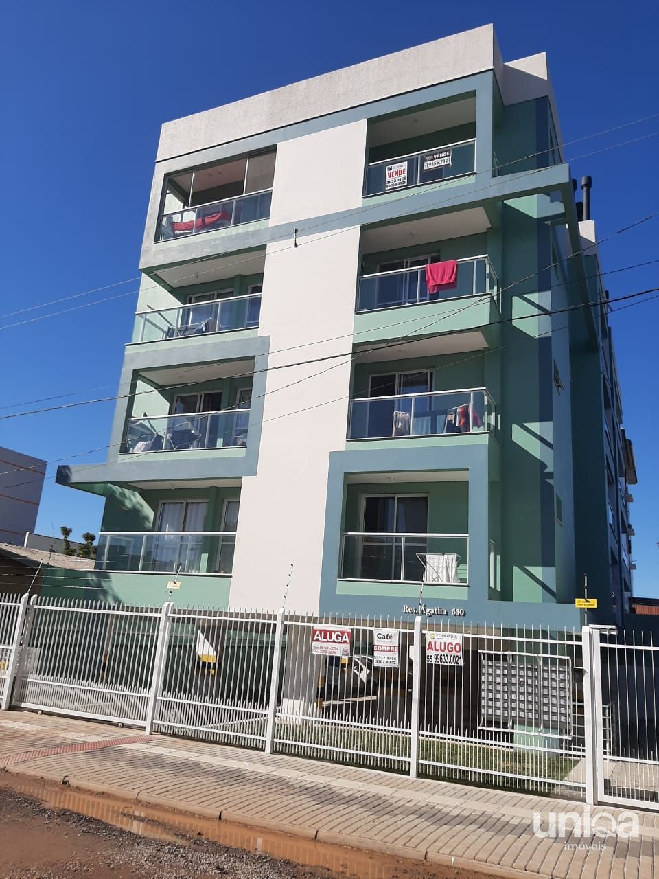 Apto 01 quarto 44m2 privativo elevador Sacada Churrasqueira ed Agatha em camobi