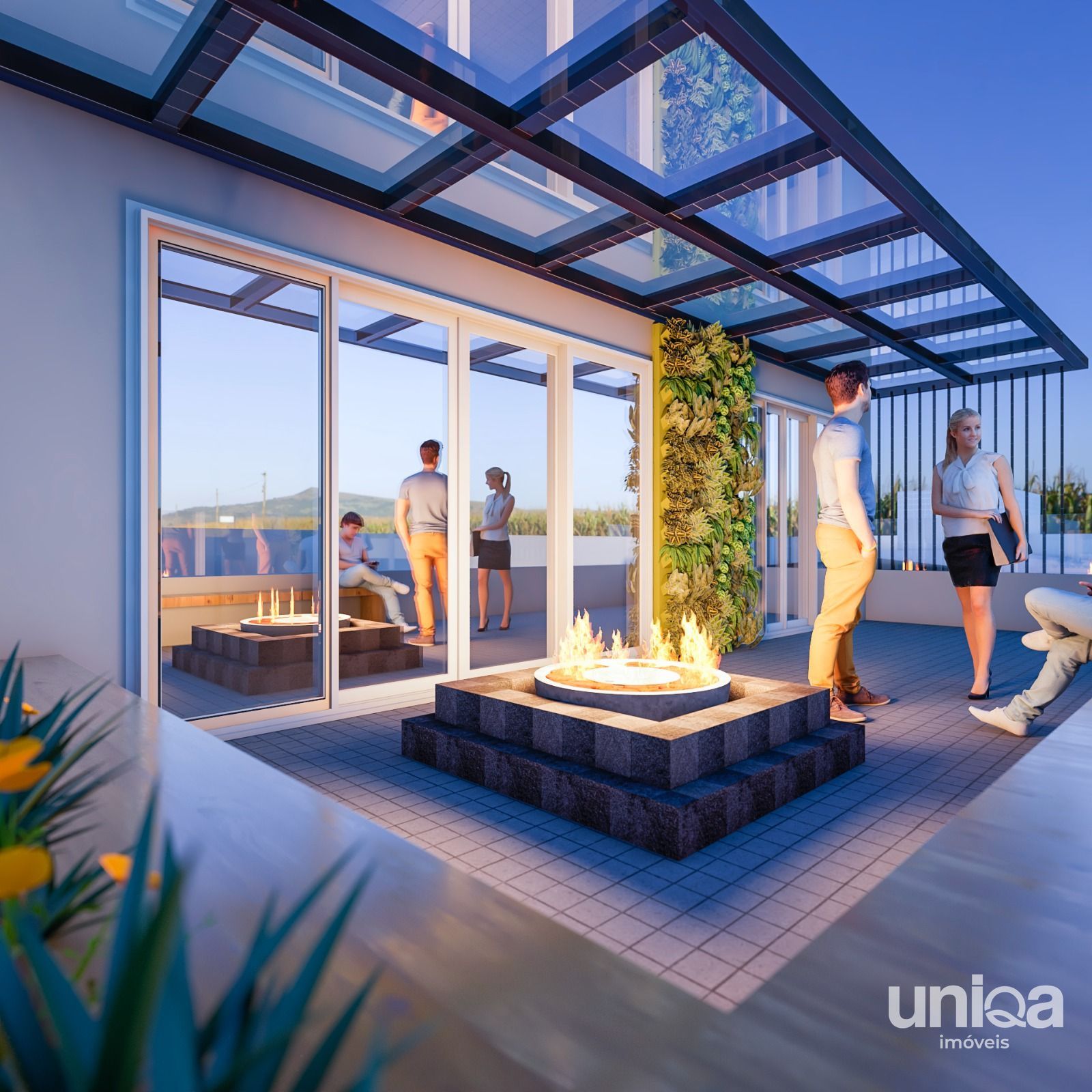 Apartamento amplo Alto Padrão em construção próximo a UFSM ed Monjardin