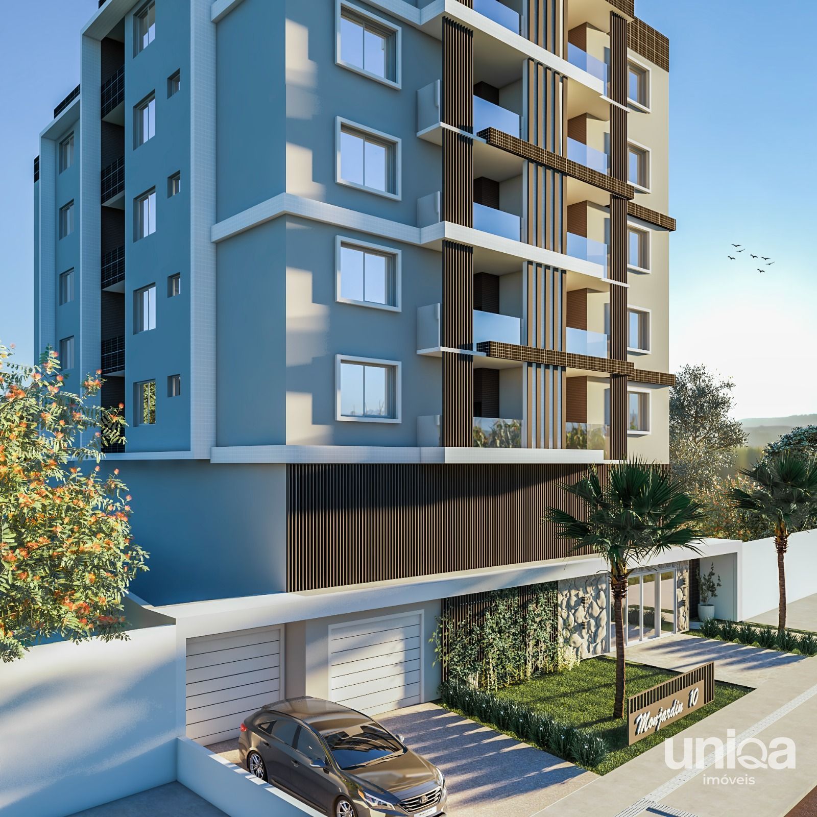 Apartamento amplo Alto Padrão em construção próximo a UFSM ed Monjardin