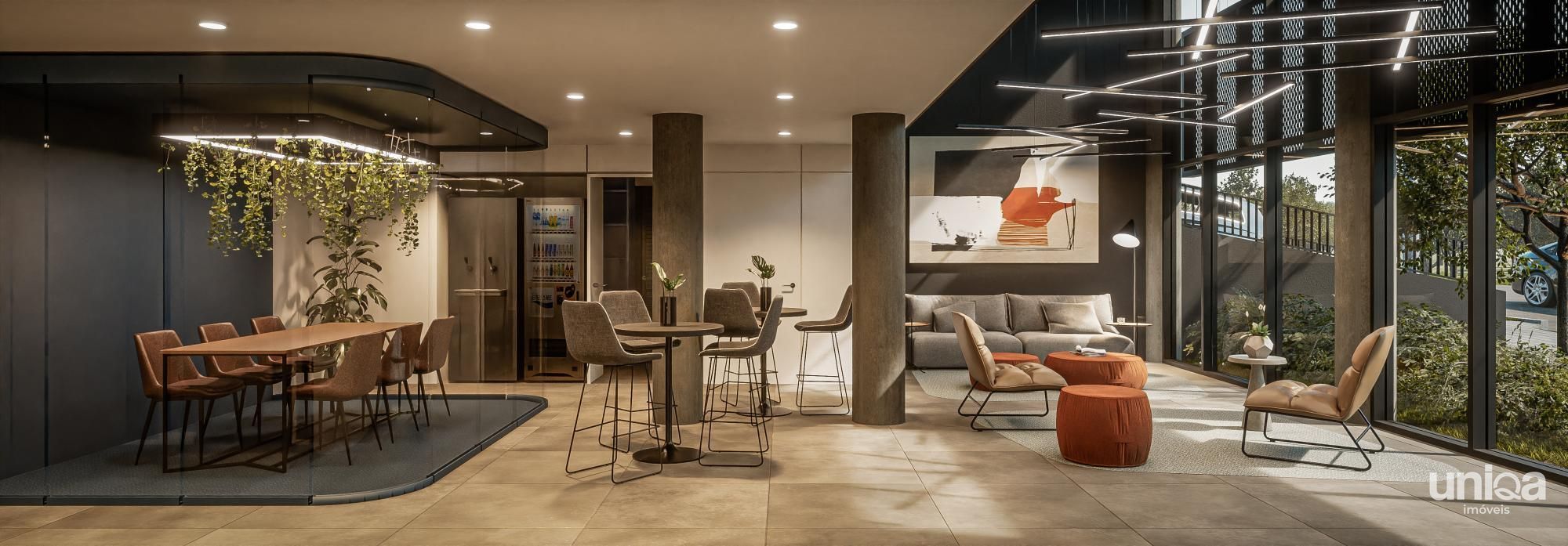 Apartamento 01 dormitório em construção perto da UFSM ed Vibe Urban Living