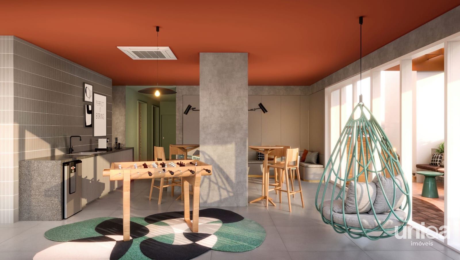 Apartamento 01 dormitório para venda no ed Verso bairro Dores - Entrega abril/28