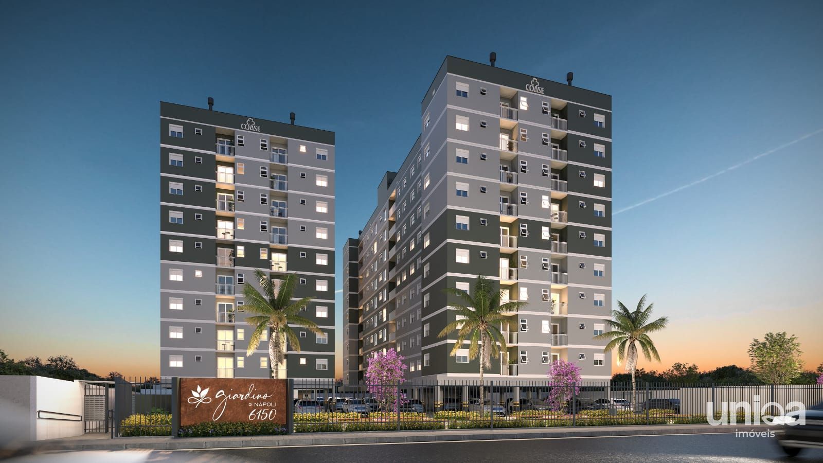 Apartamento 02 dormitórios em camobi Res Giardino di Napoli - Entrega fev/28