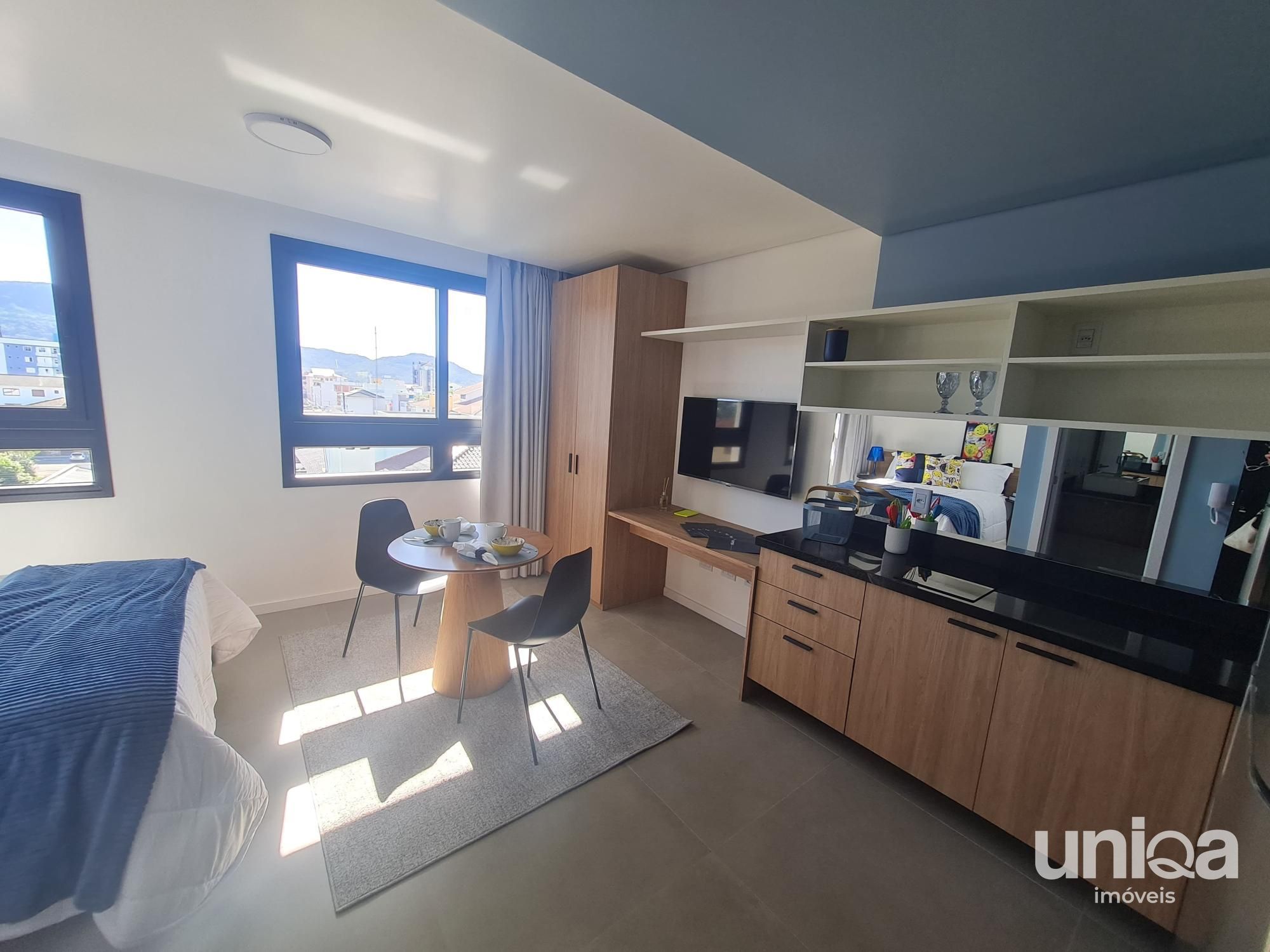 Apartamento tipo Studio 100% mobiliado aluguel em camobi à 05 minutos da UFSM