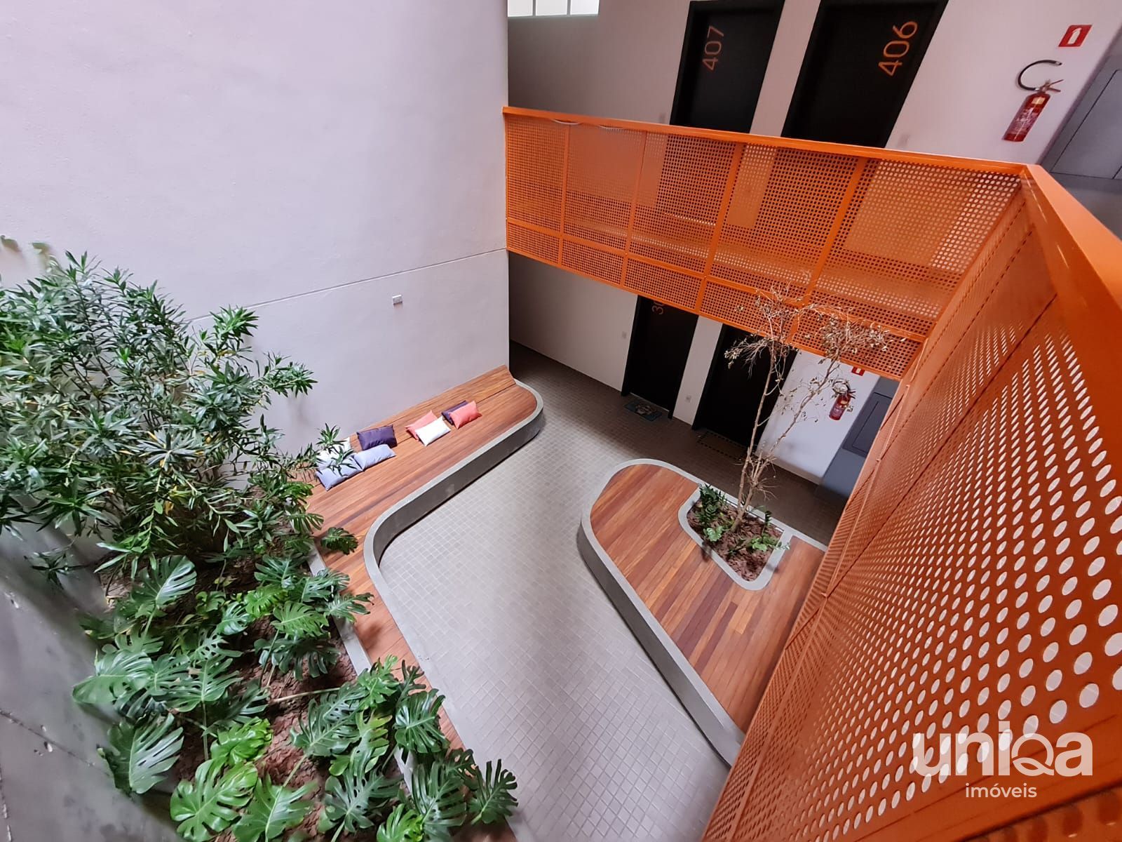 Apartamento tipo studio semi-mobiado no edifício uniqo - bai