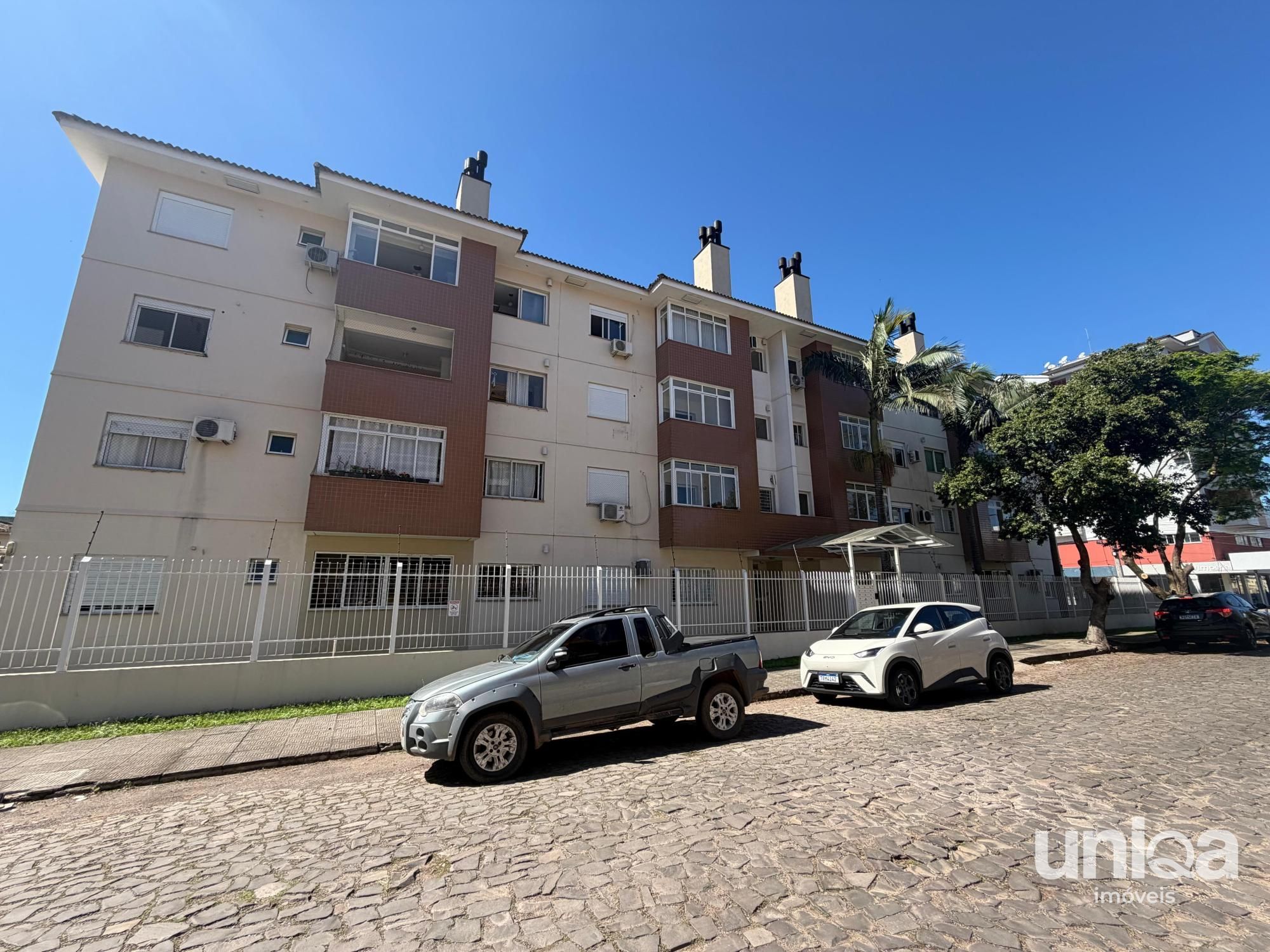 Apartamento com 01 dormitório churrasqueira e garagem em camobi ed Timbauvas