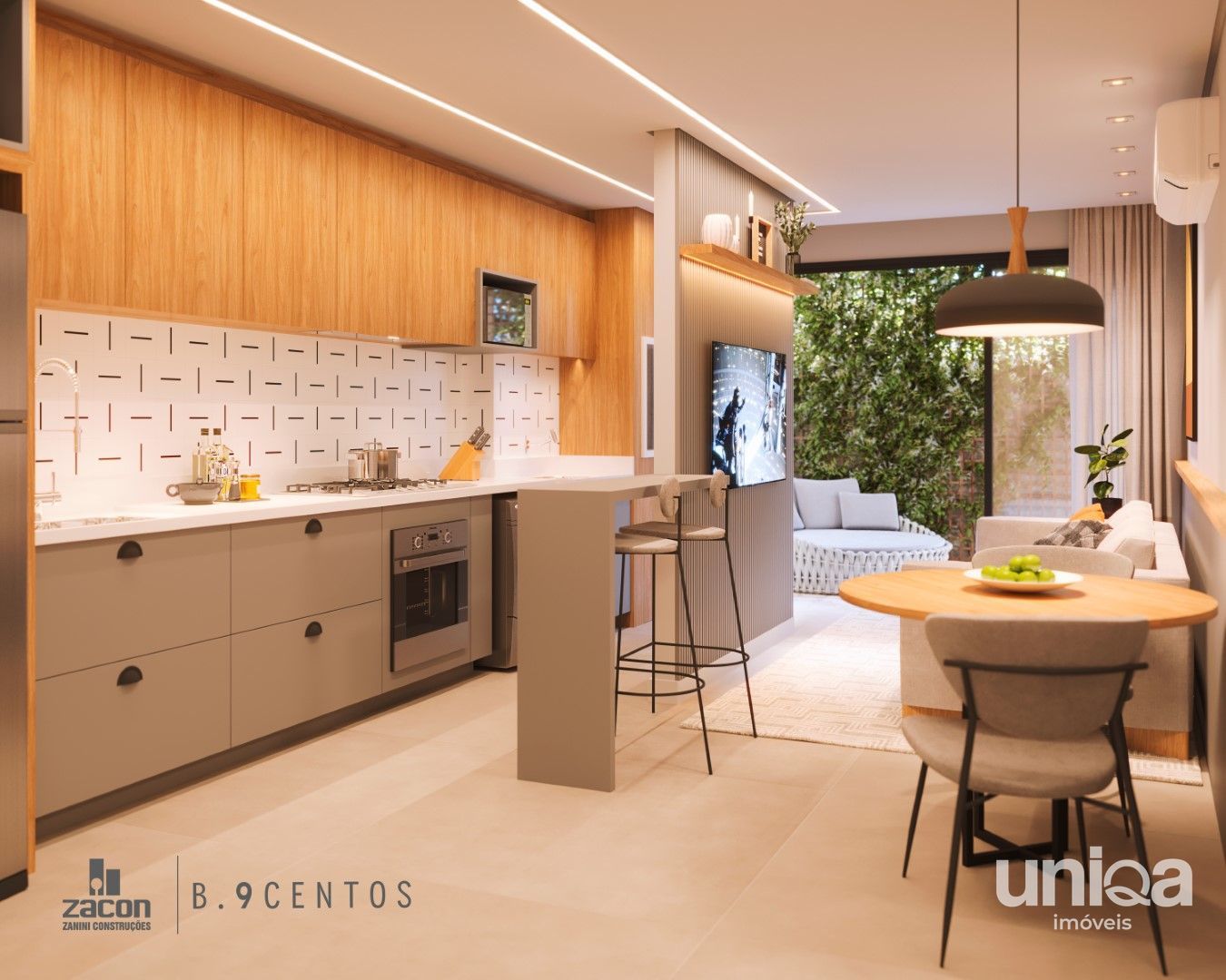 Apartamento dois dormitórios a venda no centro de Santa Maria ed B9centos