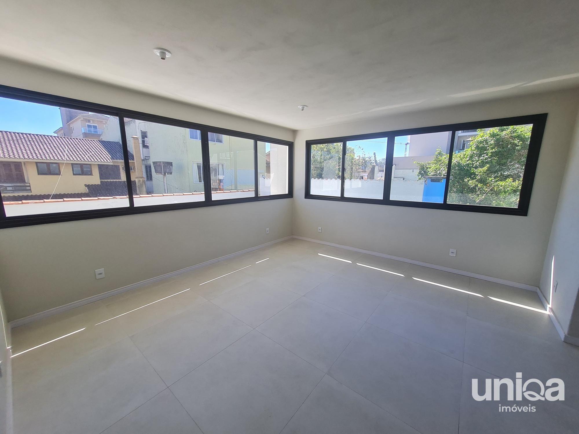 Alugo Sala comercial nova com 35m2 em camobi no ed Belvedere