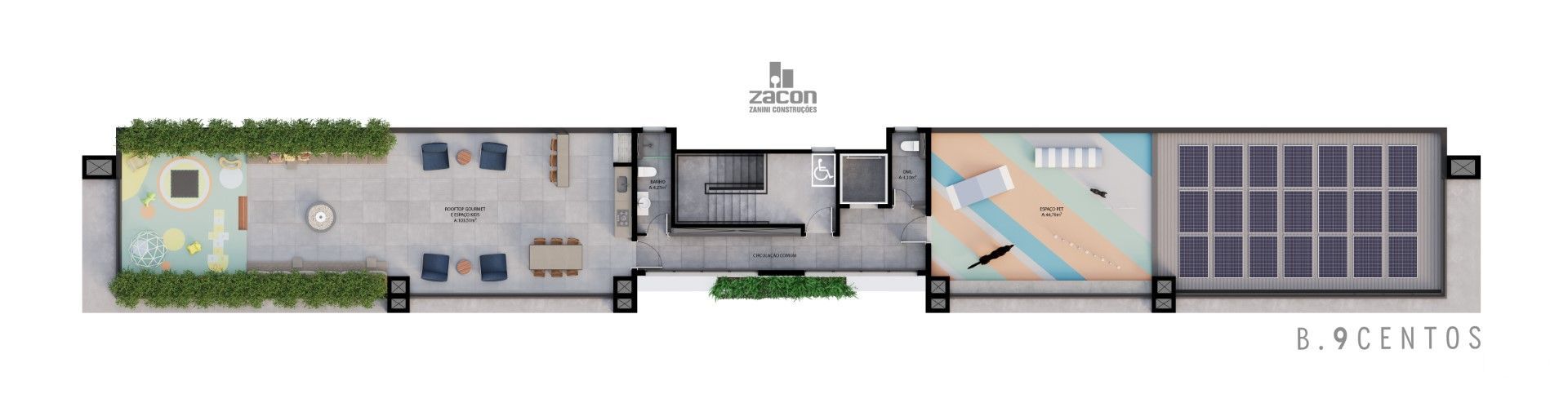 Apartamento dois dormitórios a venda no centro de Santa Maria ed B9centos