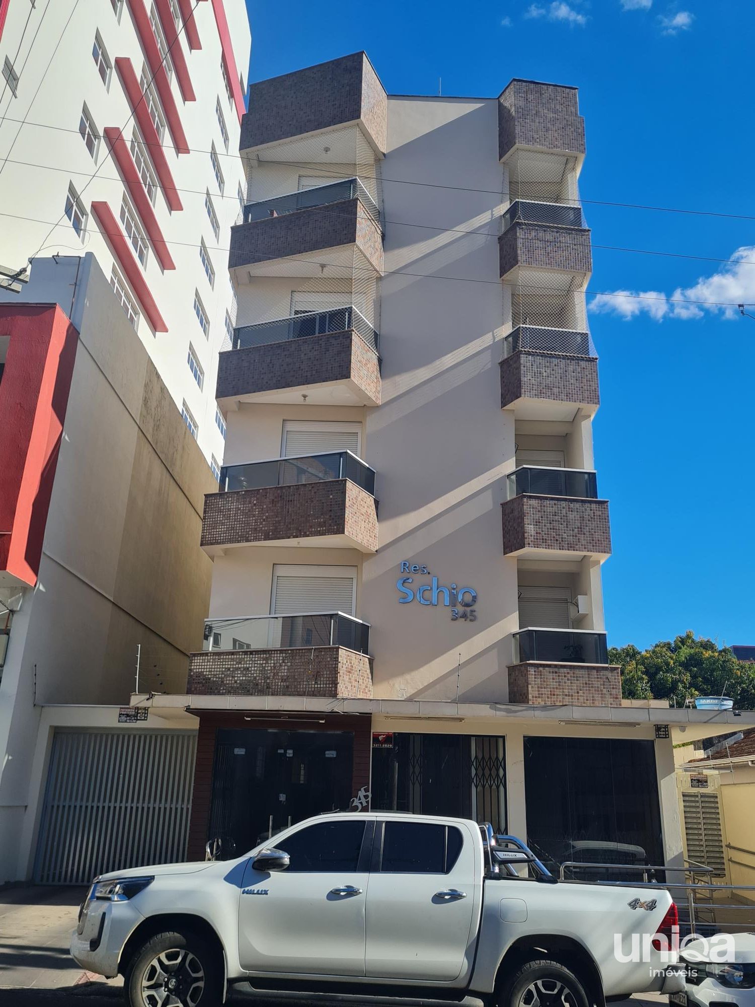 Apto para venda 2 dormitórios suíte elevador Garagem Res Schio bairro Fátima