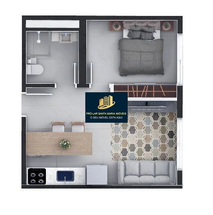 Apartamento, 1 quarto, 31 m² - Foto 2