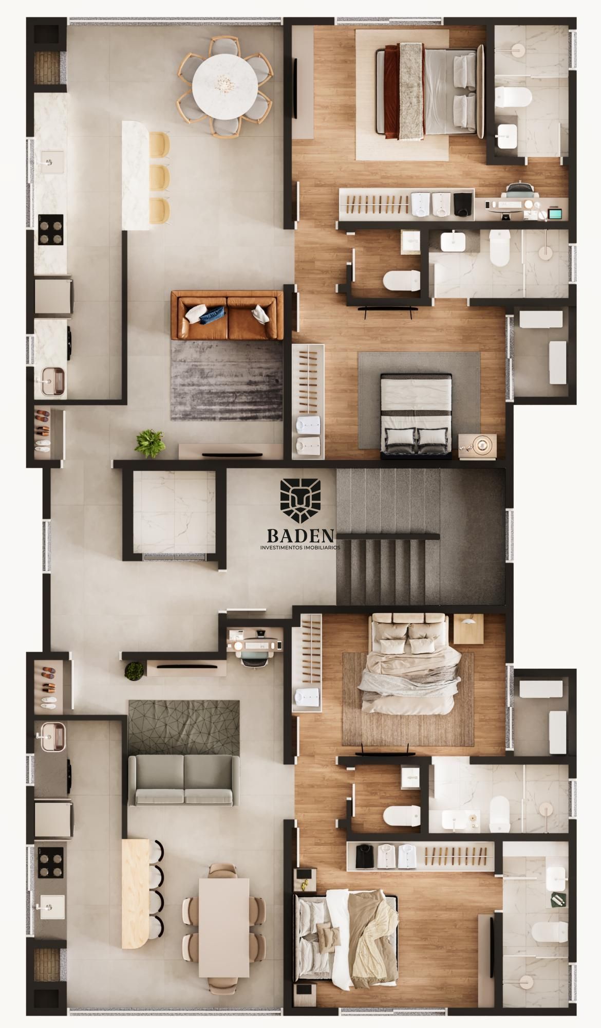 Apartamento à venda com 2 quartos, 70m² - Foto 3