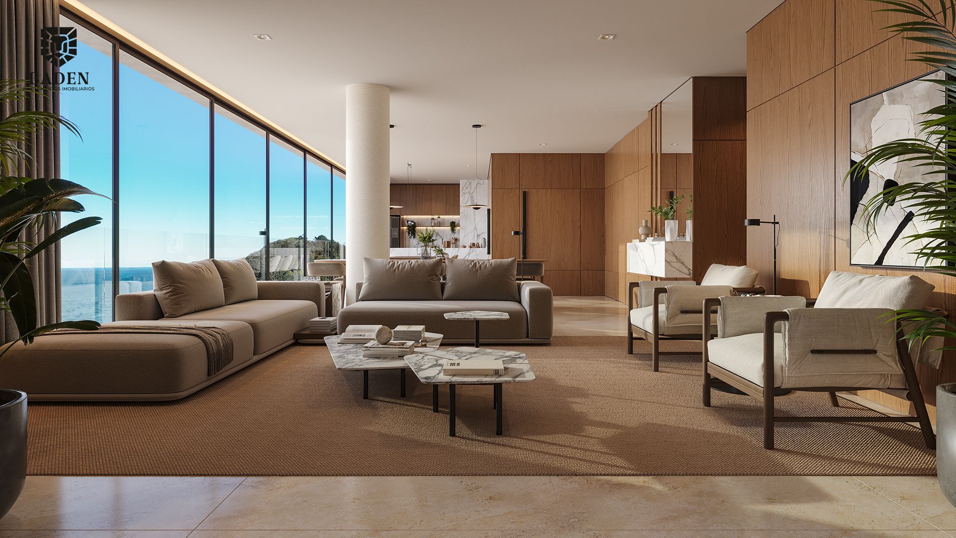 Apartamento na Planta no Res. Brava Concetto na Praia Brava de Itajaí, SC.