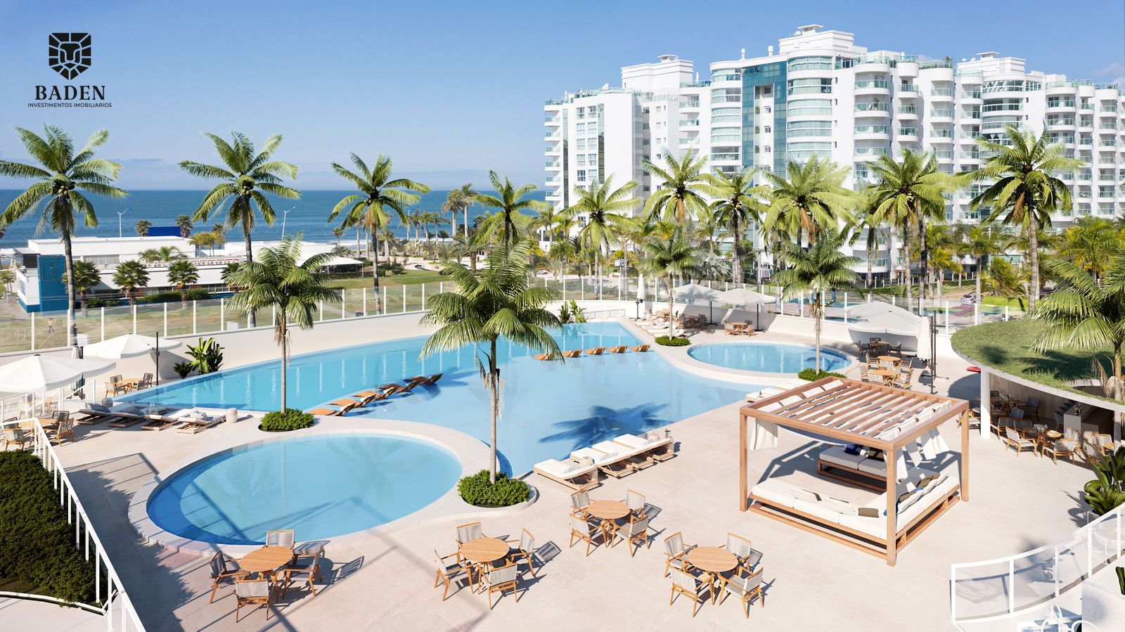 Apartamento com 180m² no Brava Beach Home Club, na Praia Brava