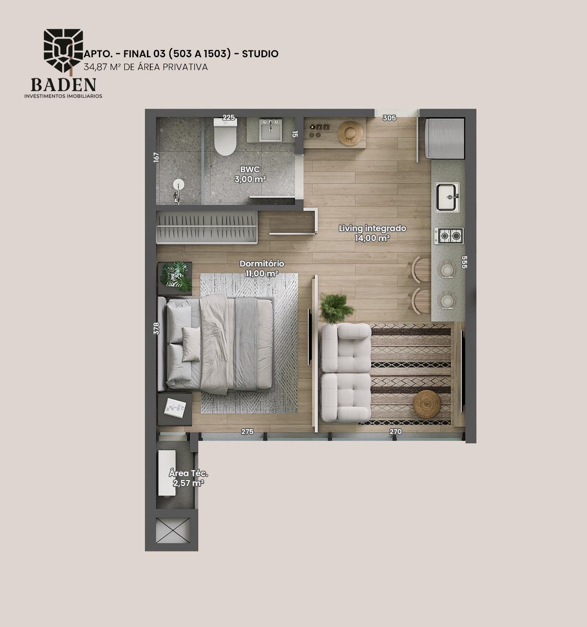 Apartamento à venda com 2 quartos, 70m² - Foto 21