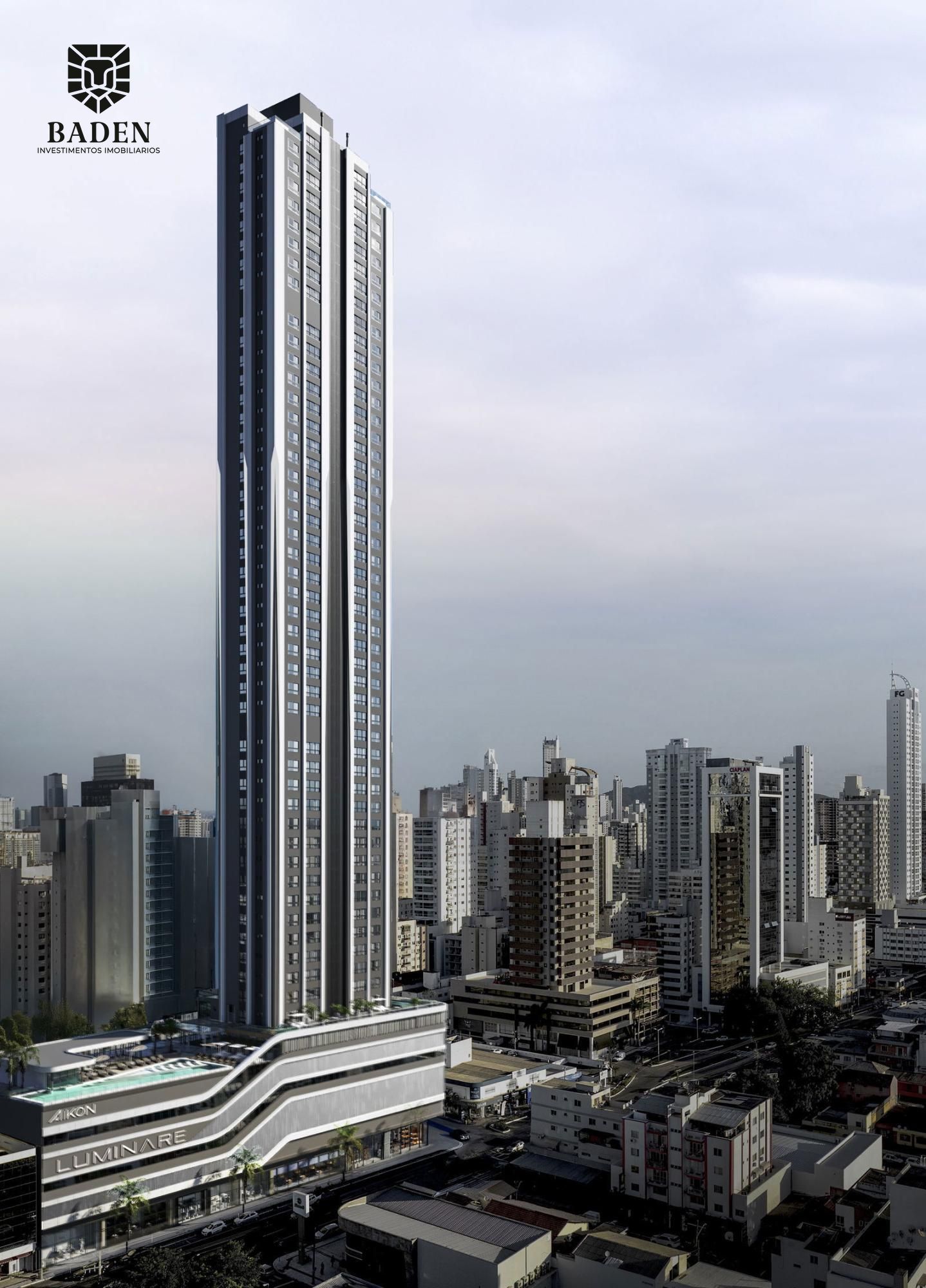 Apartamento novo no edifício Luminare Residencial em Balneário Camboriú