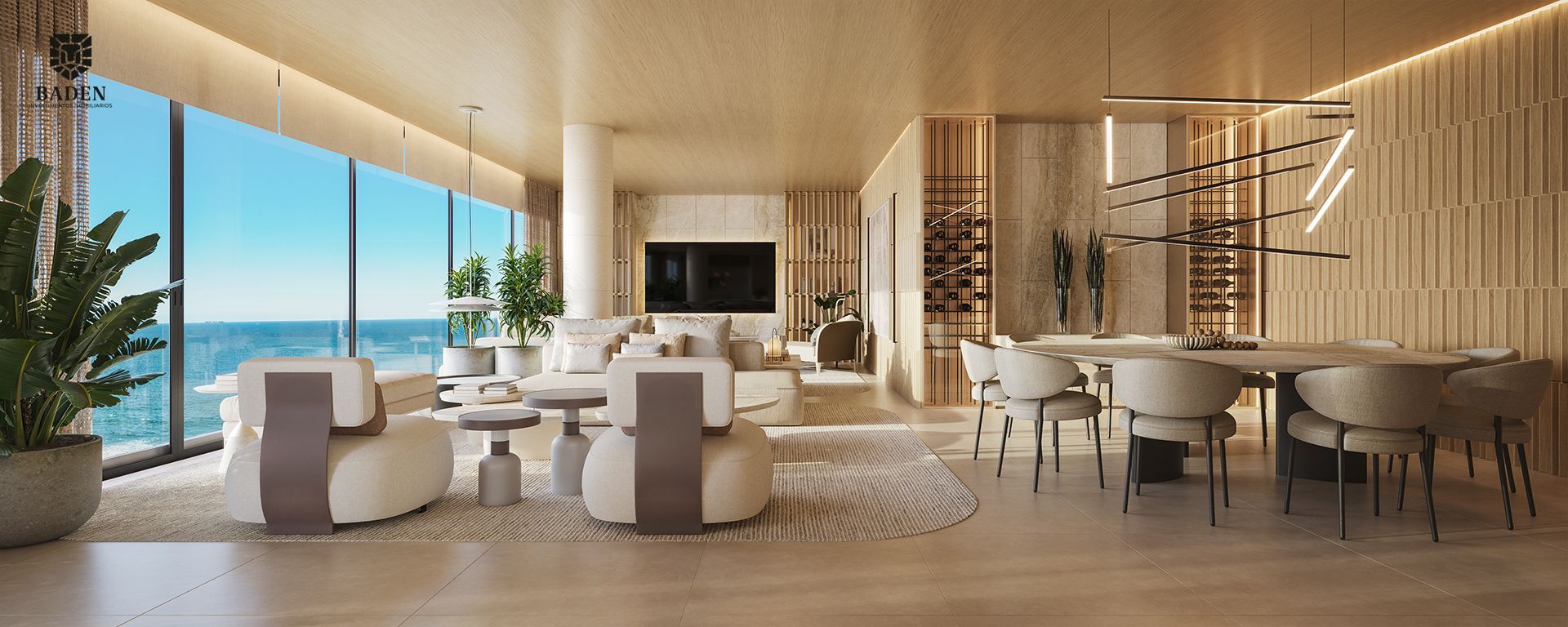 Apartamento na Planta no Res. Brava Concetto de Alto Padrão na Praia Brava-SC