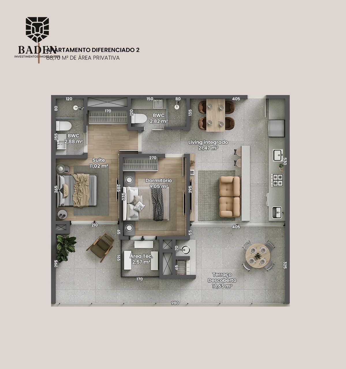 Apartamento à venda com 2 quartos, 70m² - Foto 22
