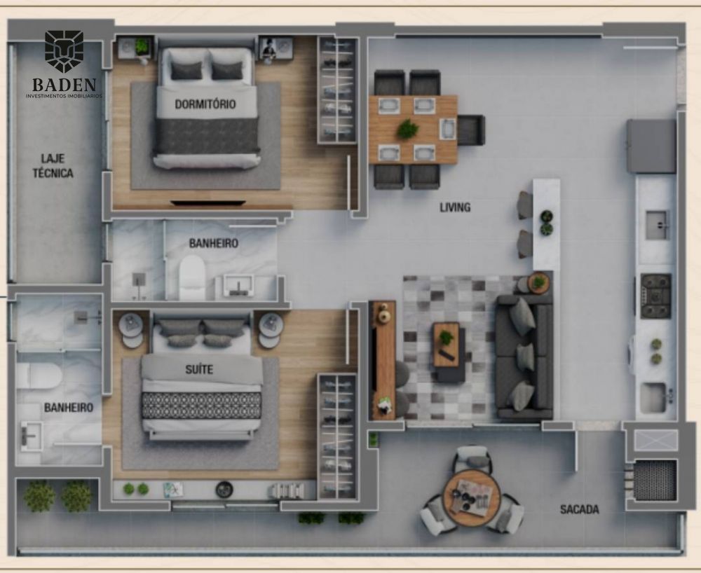 Apartamento, 2 quartos, 76 m² - Foto 5